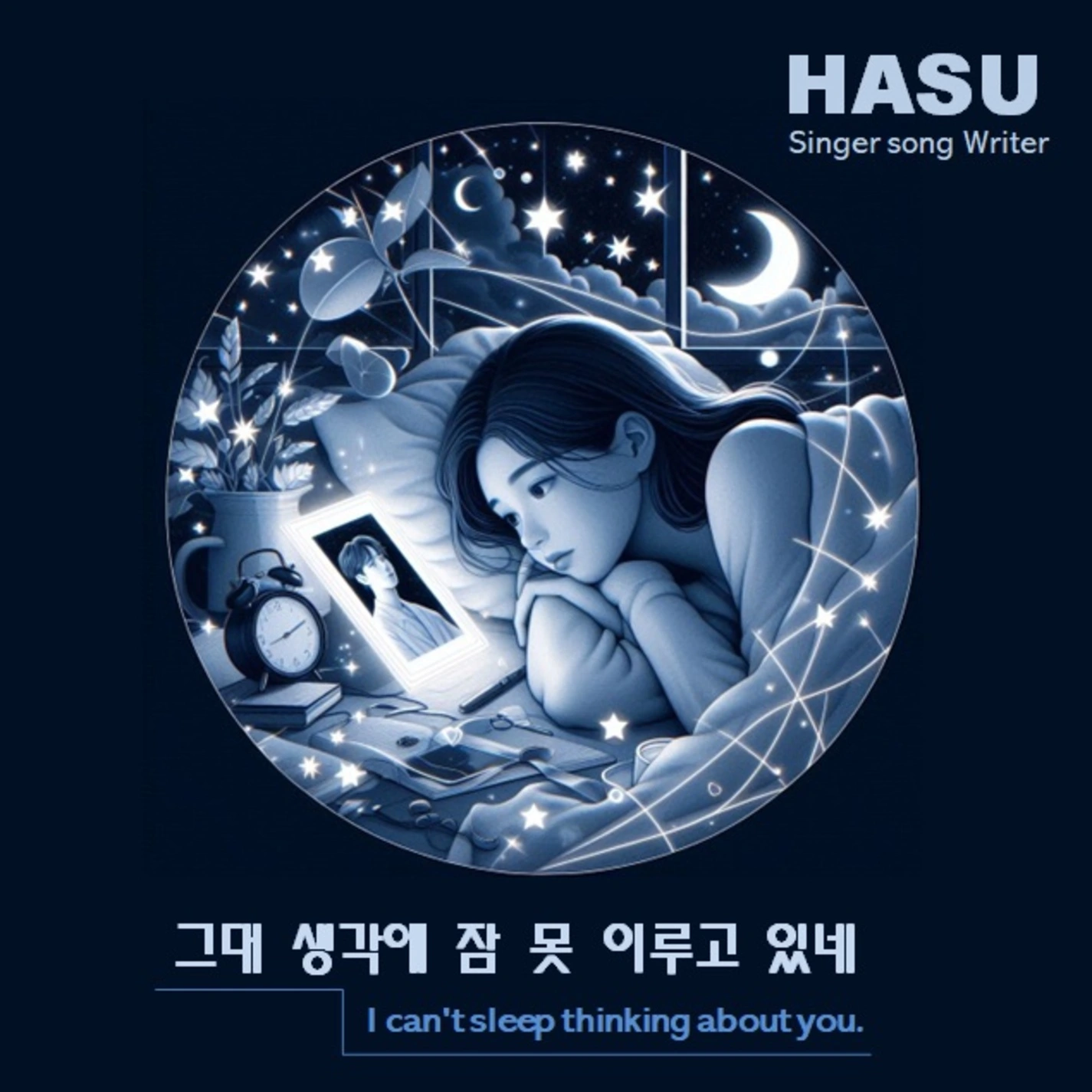 그대 생각에 잠 못이루고 있네